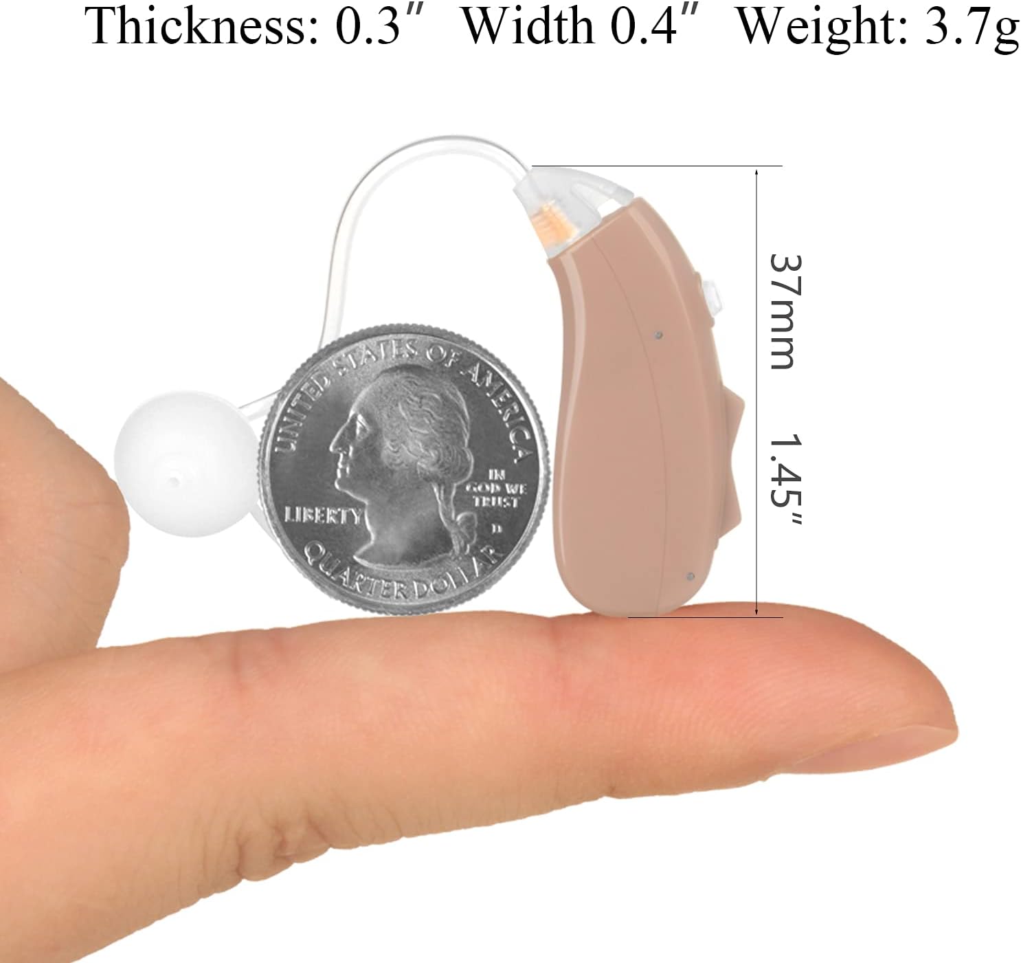 Mały Aparat Słuchowy z Redukcją Szumów