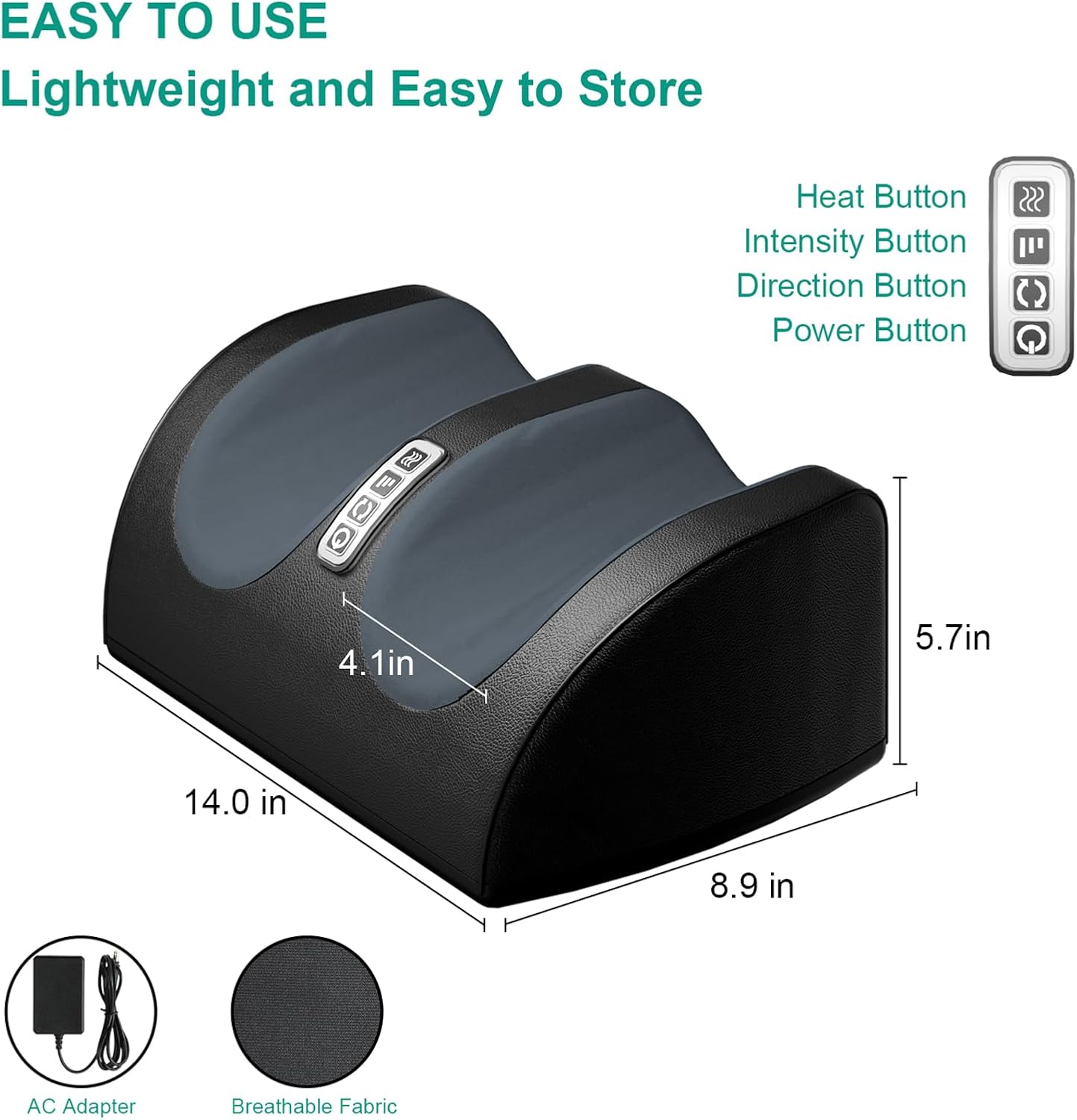 Relaksujący Masażer Stóp z Ciepłem