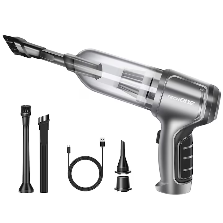 QuickClean 3.0 Bezprzewodowy odkurzacz przenośny, 15000 Pa, 120W, 2 poziomy mocy, filtr HEPA